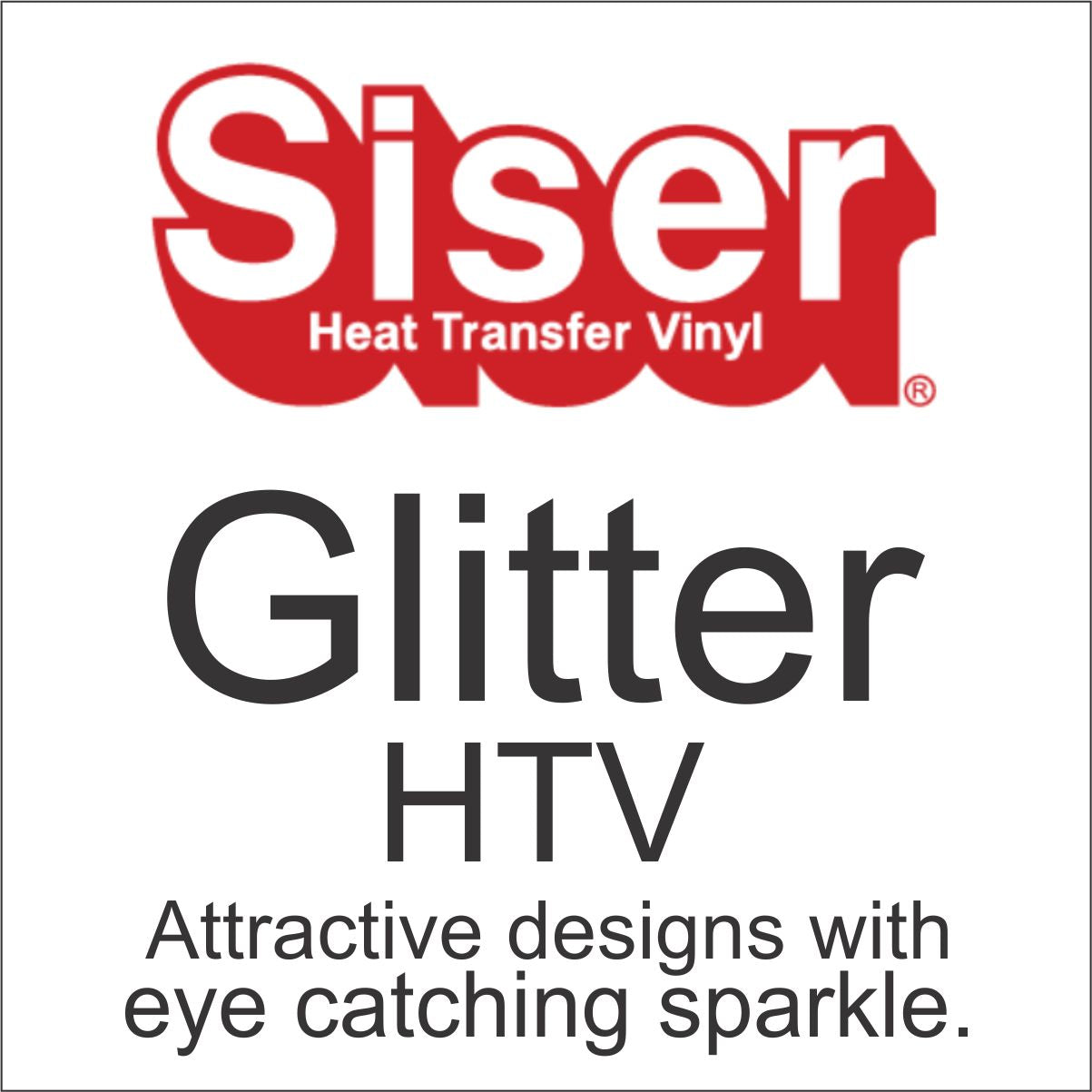 8 Pack: Siser® Glitter Heat Transfer Vinyl Sampler, Neon