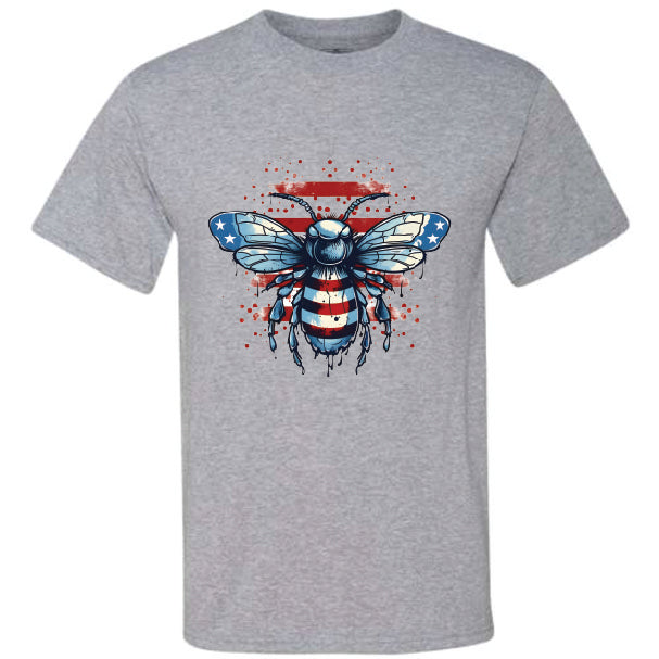 4th Of July Bee Flag (CCS DTF Transfer Only)