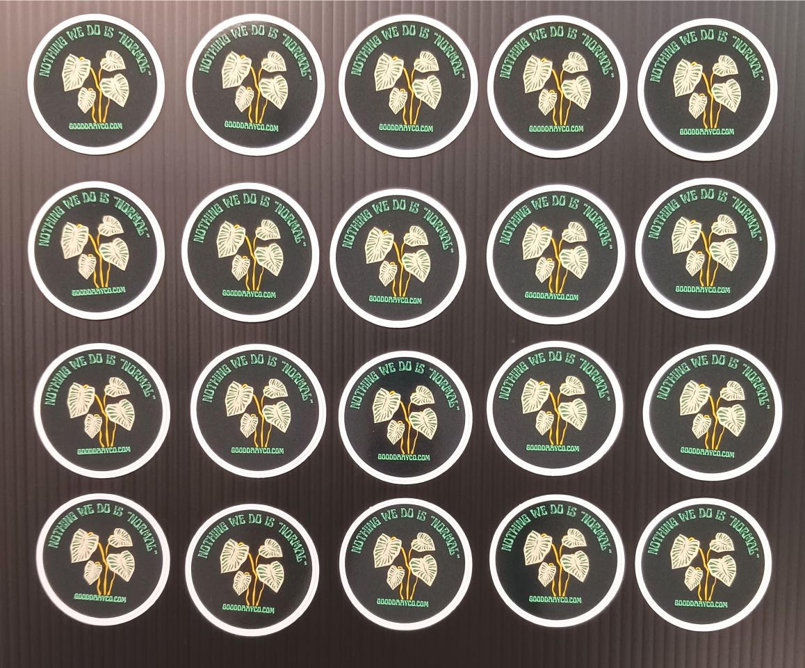 Custom Die Cut Stickers (Glossy) 4 inch - You choose the cut type (Contour, Circle, Square, Rectangle, Oval)