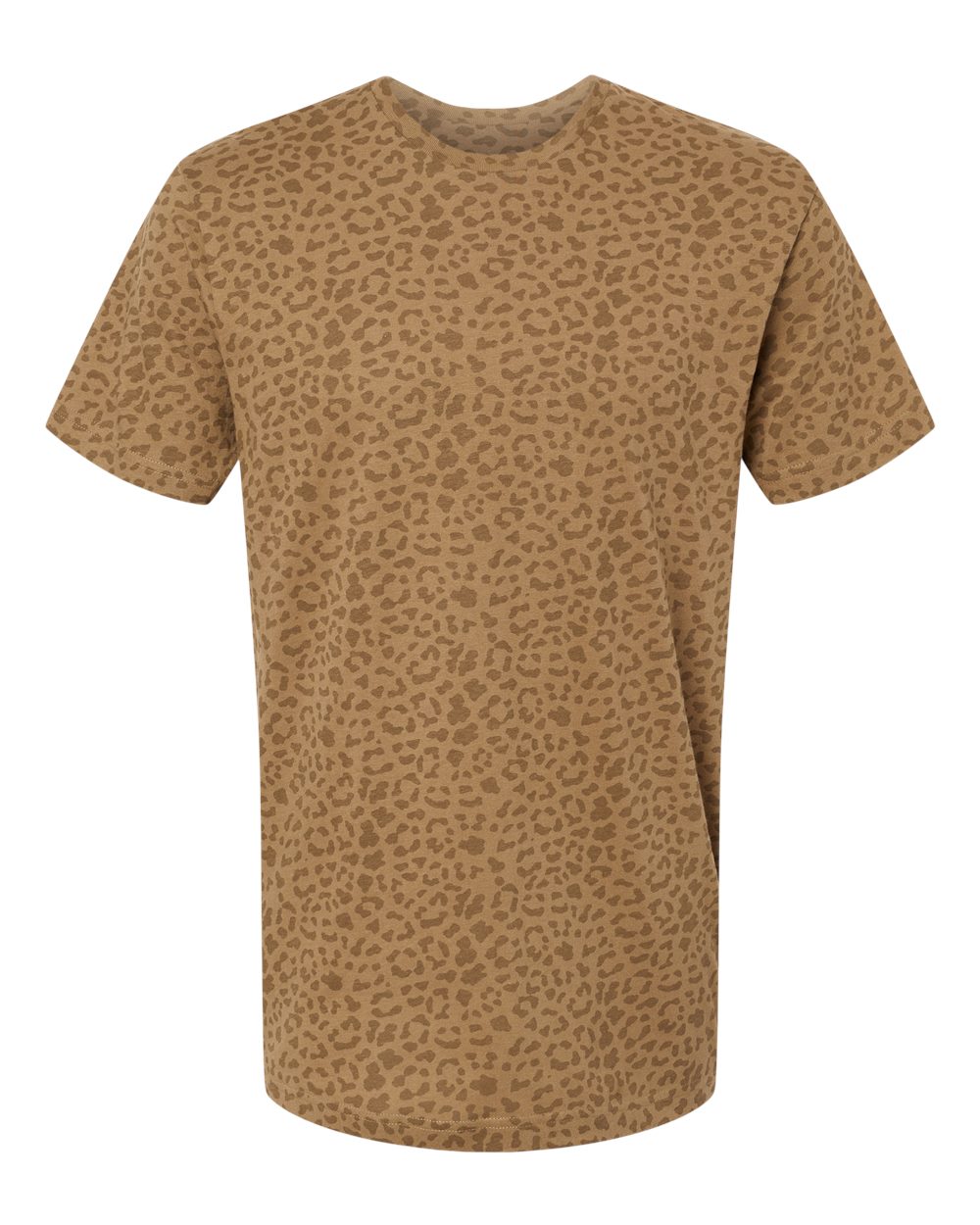 LAT-Fine Jersey Tee - Brown Leopard