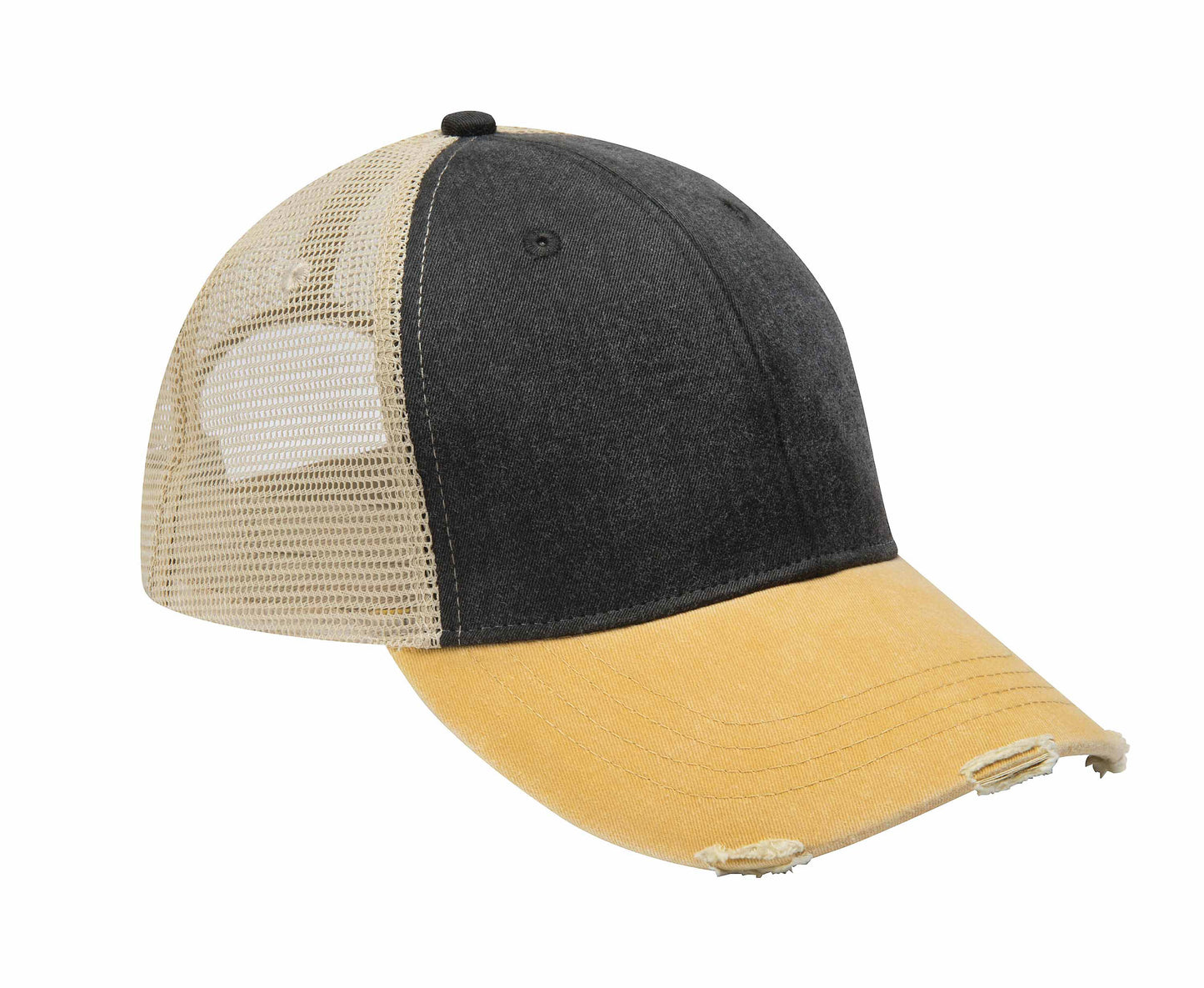 Adams Ollie Cap-Black/Mustard