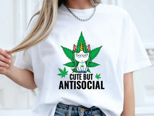 Cute But Antisocial (CCS DTF Transfer Only)