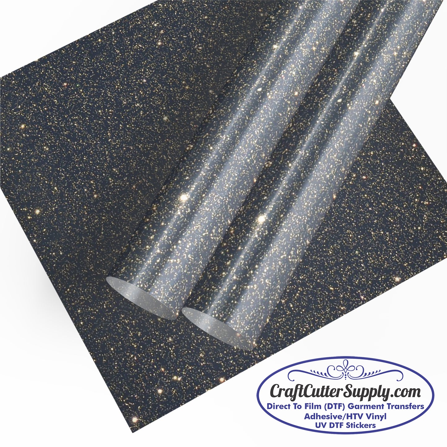 Oracal 851 Sparkling Glitter Metallic-Golden Navel Sparkle (Dark Navy Blue) LIMITED STOCK REMAINING