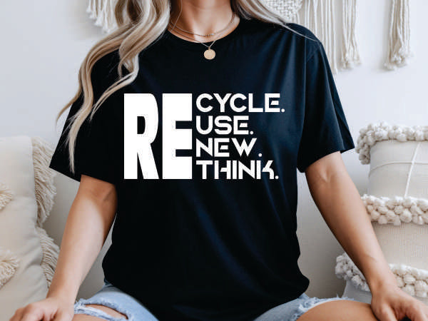 RE cycle use new think White (CCS DTF Transfer Only)