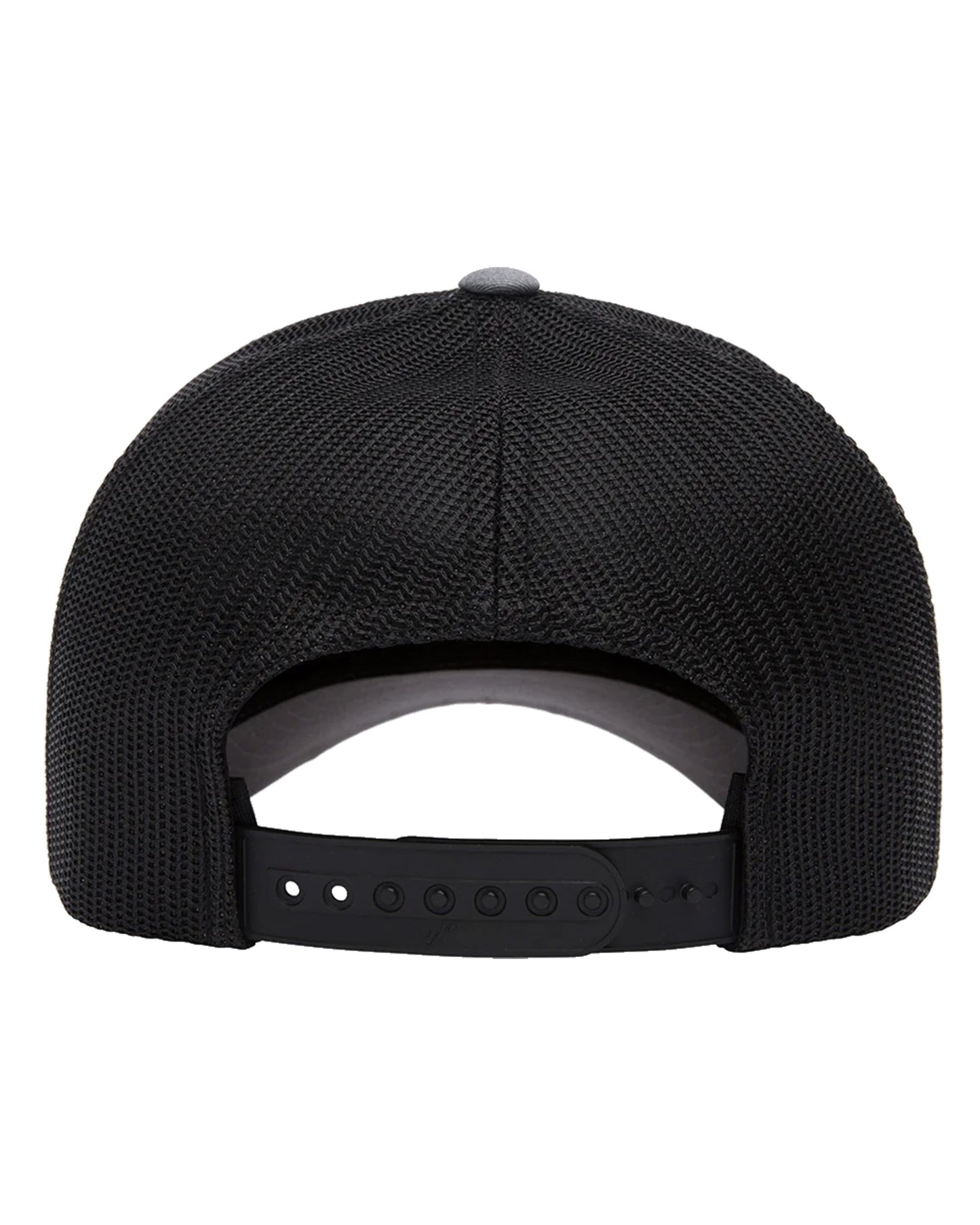 YP Classics® 5-Panel Retro Trucker Cap - 2-Tone Heather/Black