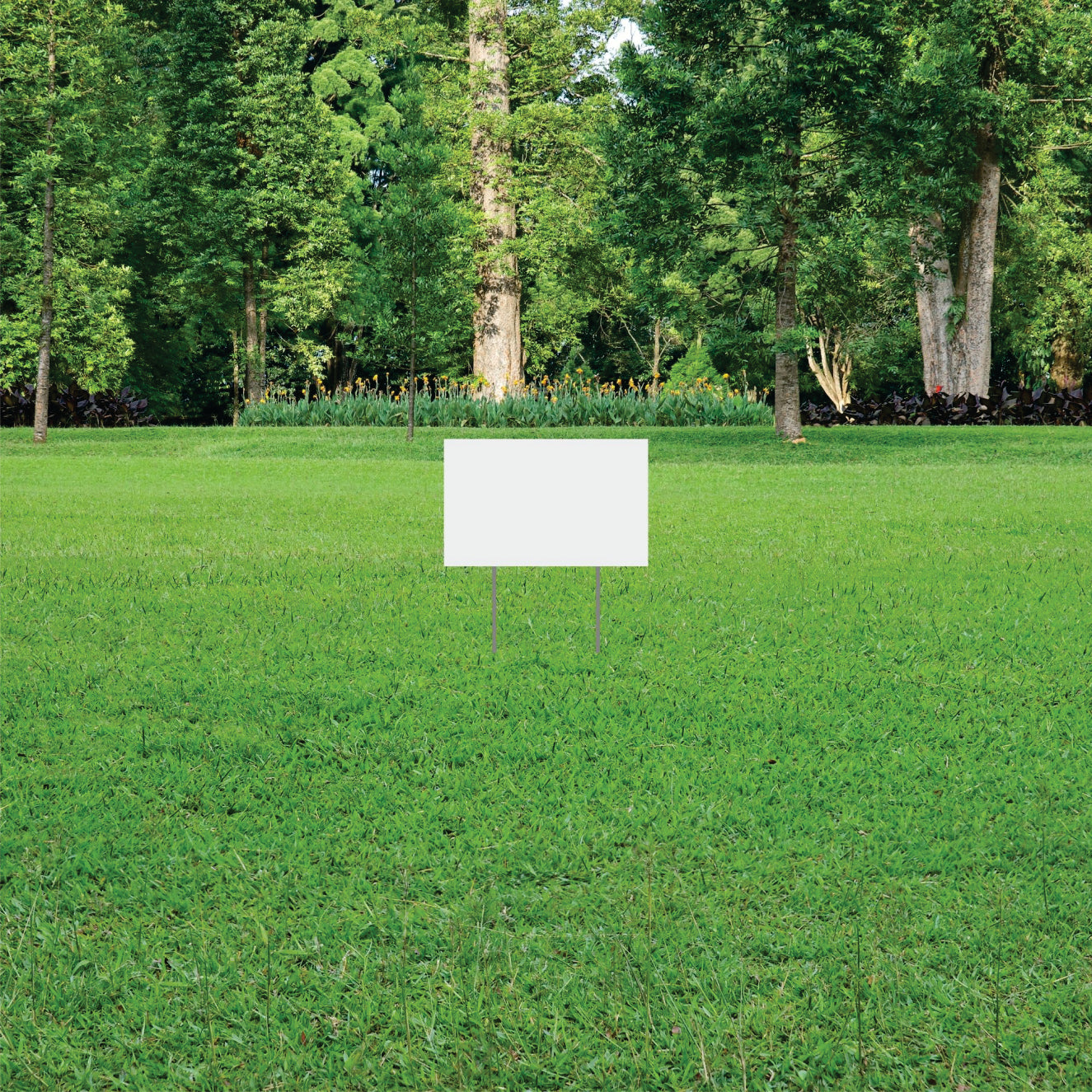 Blank Yard Sign - 24in wide x 18in high - With Or Without Stake