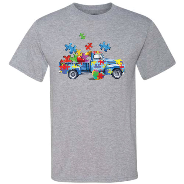 Blue Autism Truck (CCS DTF Transfer Only)