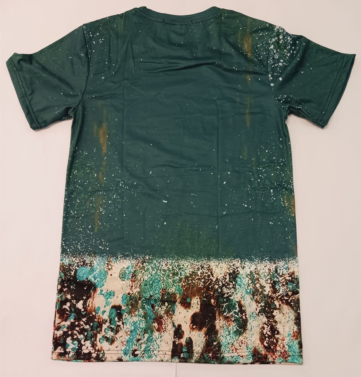 Adult T Shirt Emerald Top Tan/Brown Bottom - Read Description CLEARANCE