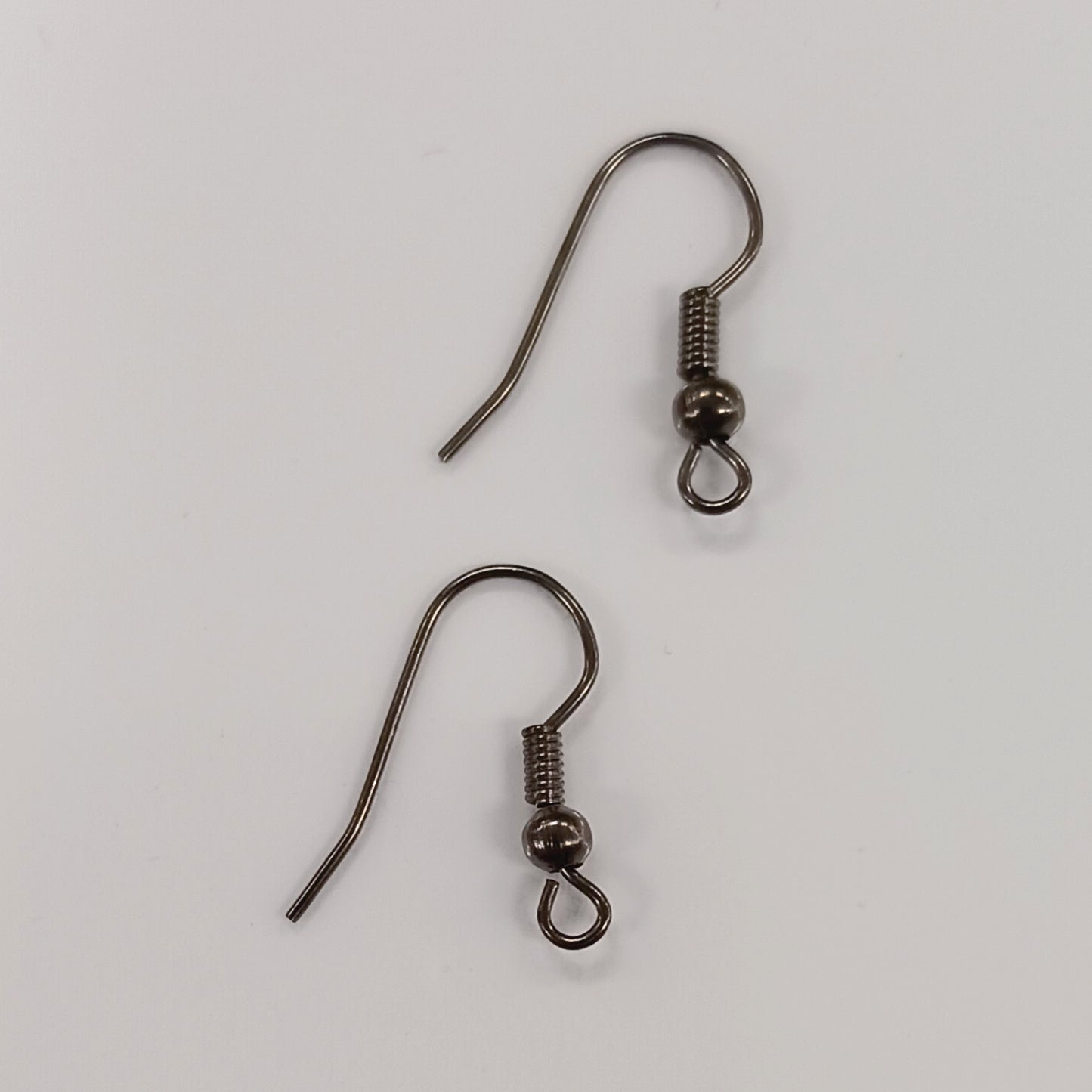 Gunmetal Earrings Hooks (2 Earrings, 1 Pair) CLEARANCE A
