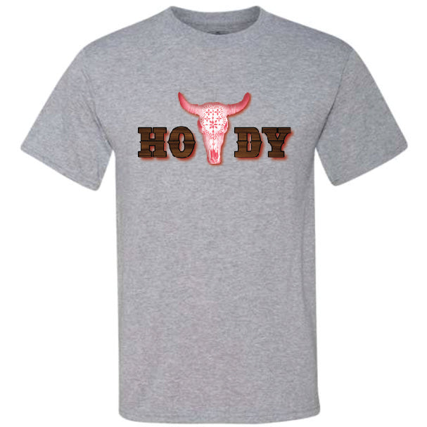 Howdy Woodgrain Pink (CCS DTF Transfer Only)