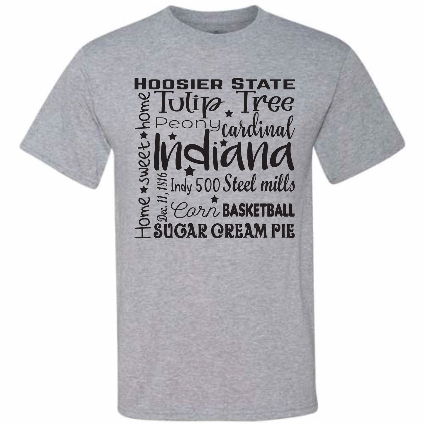 Indiana Wordart (CCS DTF Transfer Only)