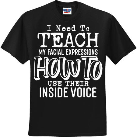 I Need To Teach White (CCS DTF Transfer Only)