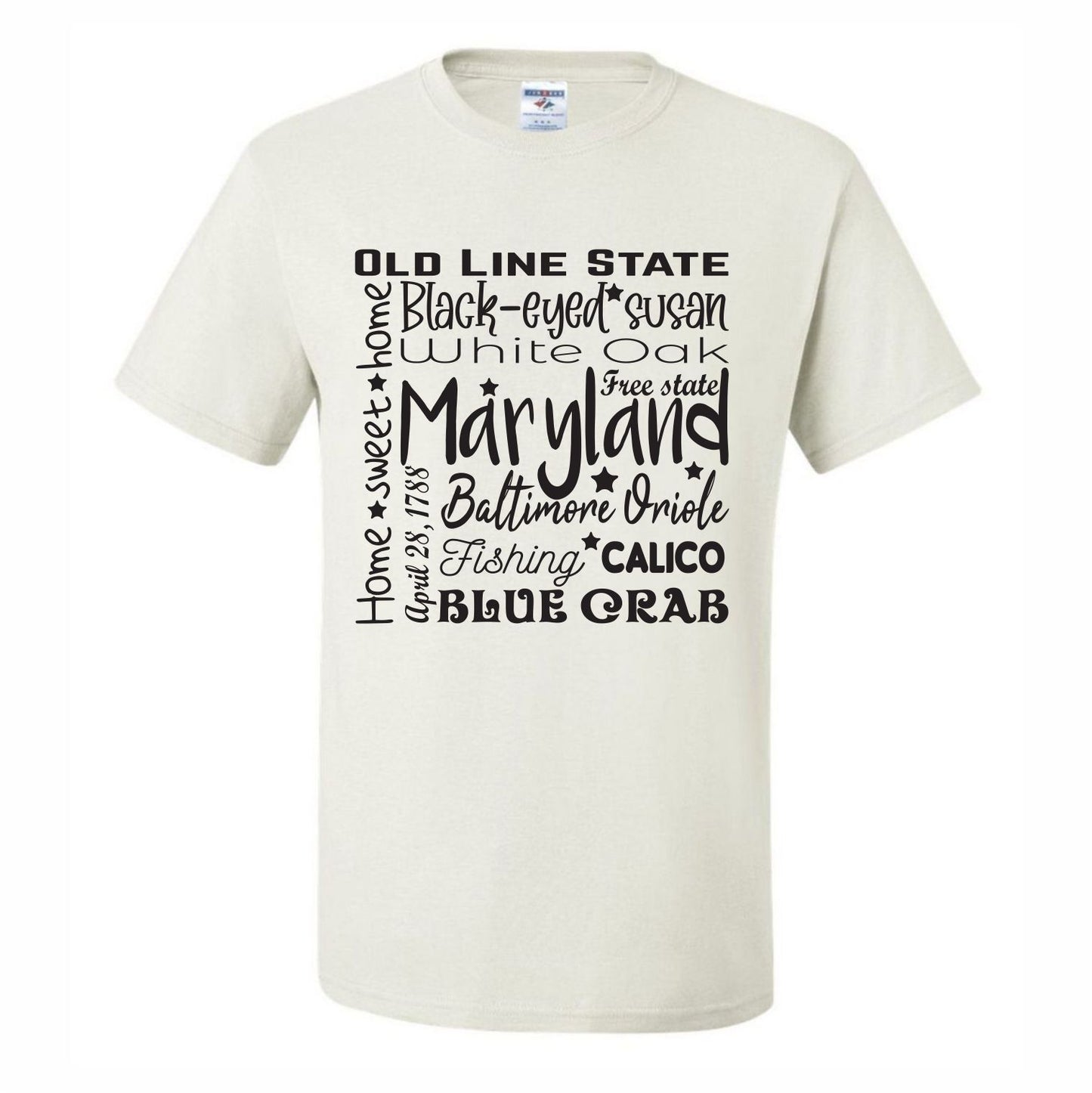 Maryland Wordart (CCS DTF Transfer Only)