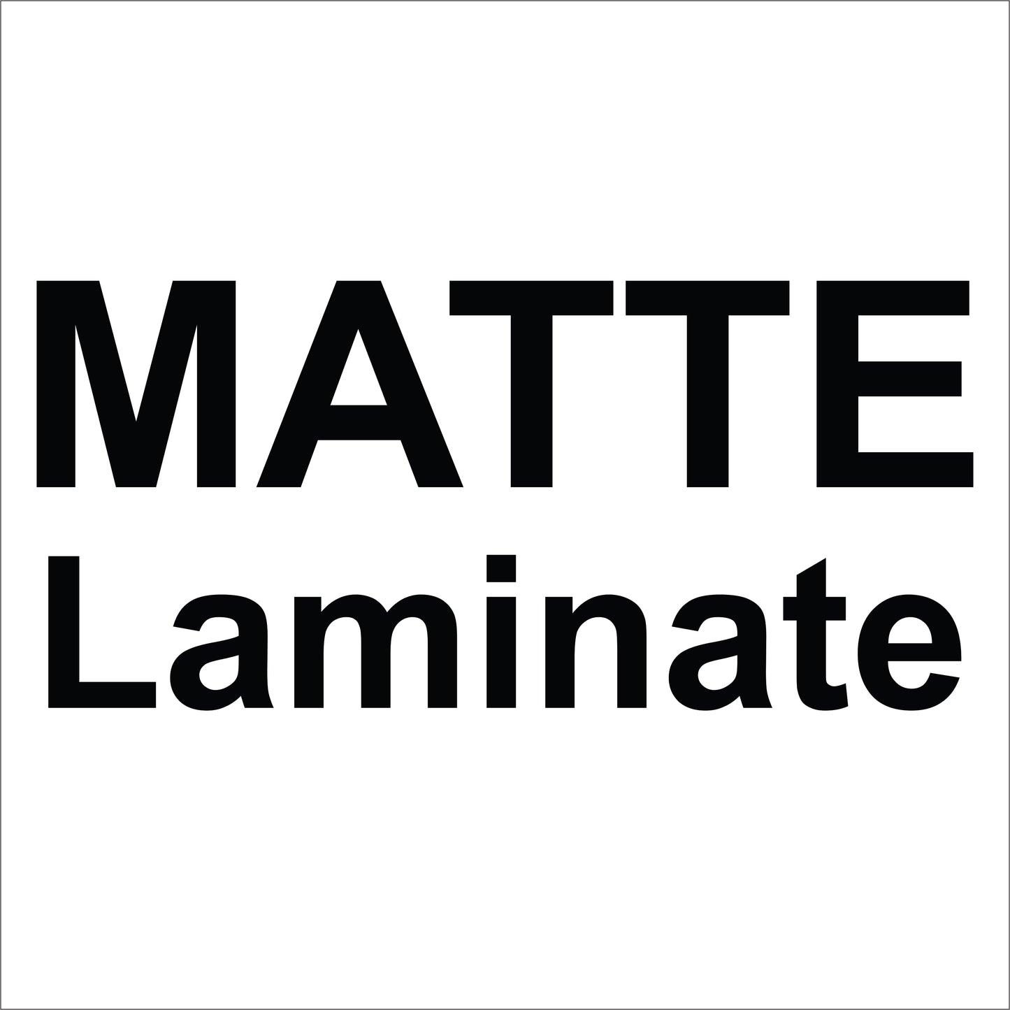 GF 162 Matte Clear Laminate