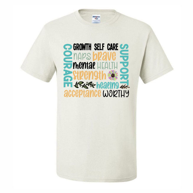 Mental Health Word Art (CCS DTF Transfer Only)