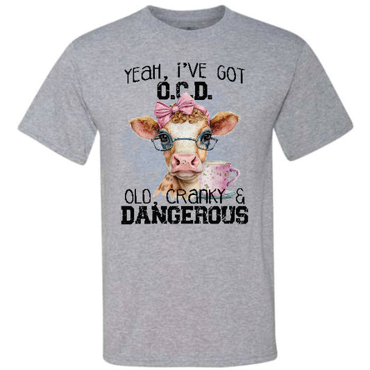Old Cranky Dangerous Cow (CCS DTF Transfer Only)