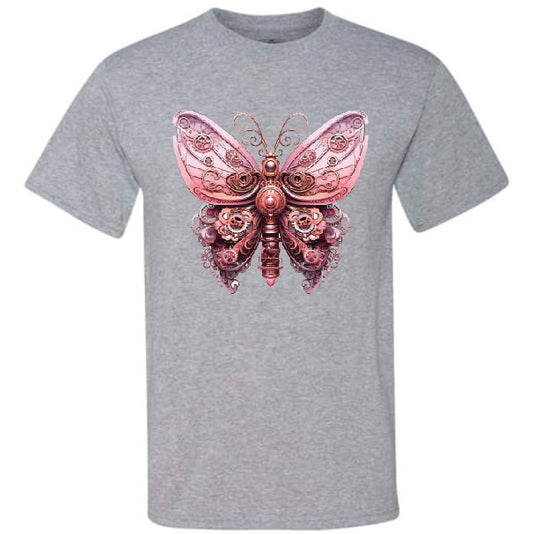 Pink Steampunk Butterfly (CCS DTF Transfer Only)
