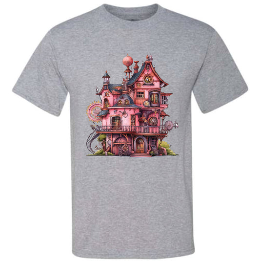 Pink Steampunk House (CCS DTF Transfer Only)