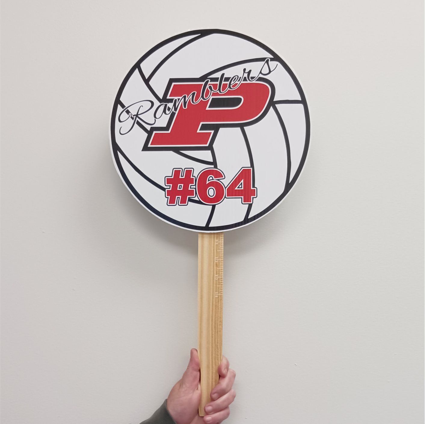 Volleyball Stick 12 inch - You Put In Your Childs Number
