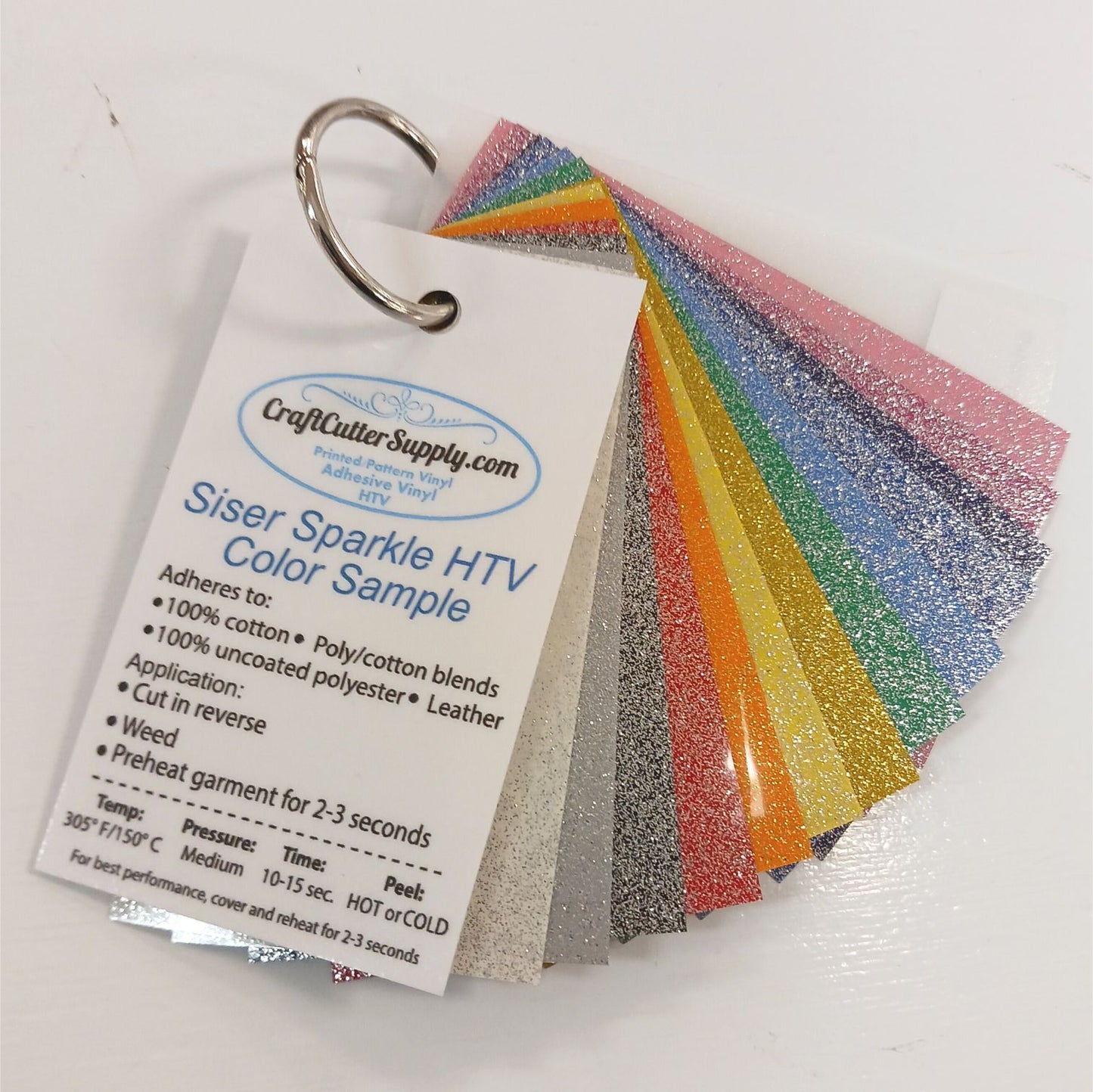 Siser Sparkle HTV Sample Ring