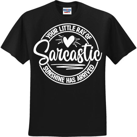 Sarcastic Sunshine White (CCS DTF Transfer Only)