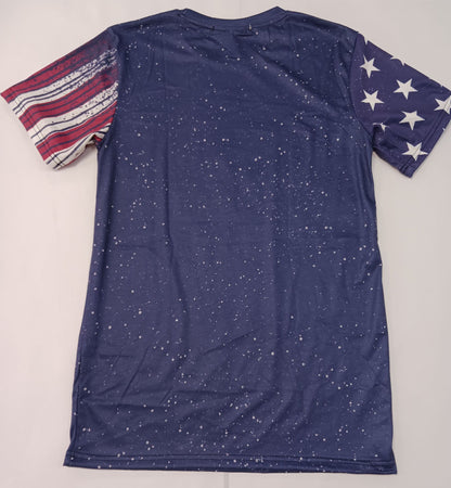 Adult T Shirt American Stripe And Star - Read Description