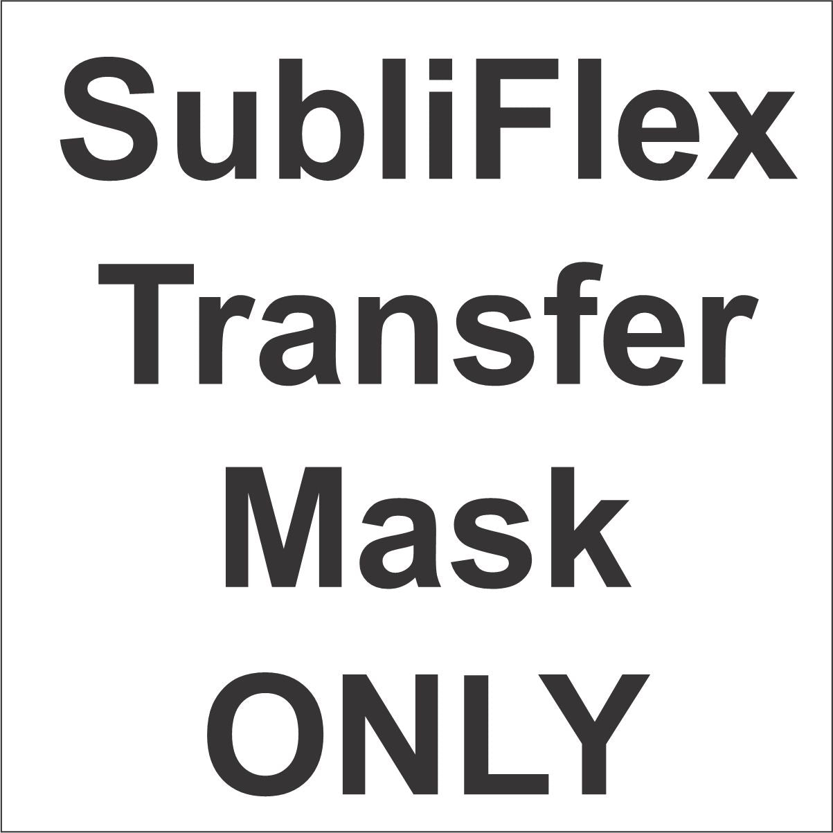 SubliFlex MASK ONLY (Used For Glitter White, Glitter Silver, and Glitter Clear) CLEARANCE A