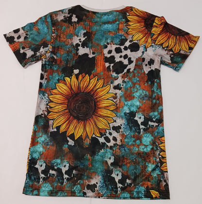 Youth T Shirt Sunflower - Read Description
