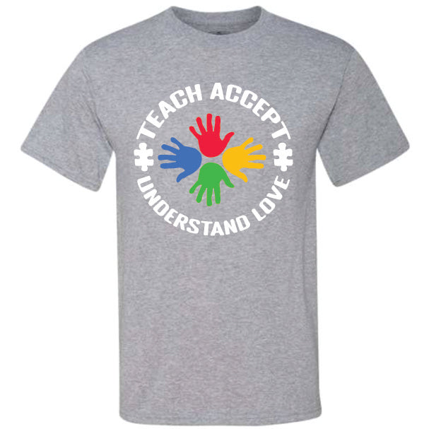Teach Accept Understand Love (CCS DTF Transfer Only)