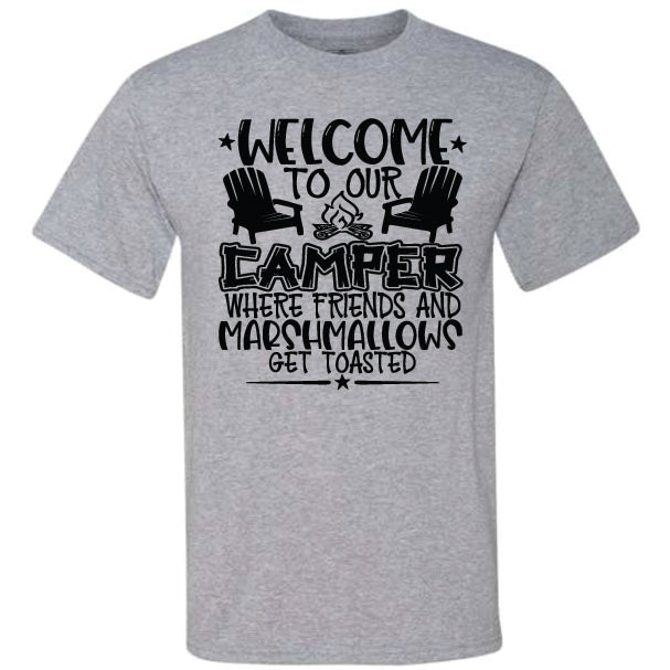 Welcome Camper Toasted (CCS DTF Transfer Only)