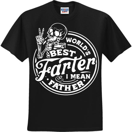 Worlds Best Farter White (CCS DTF Transfer Only)