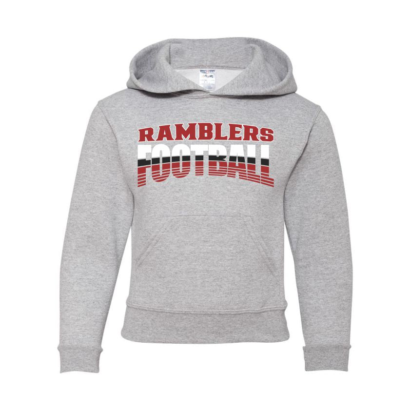 Youth Athletic Heather Hoodie Ramblers Football 3
