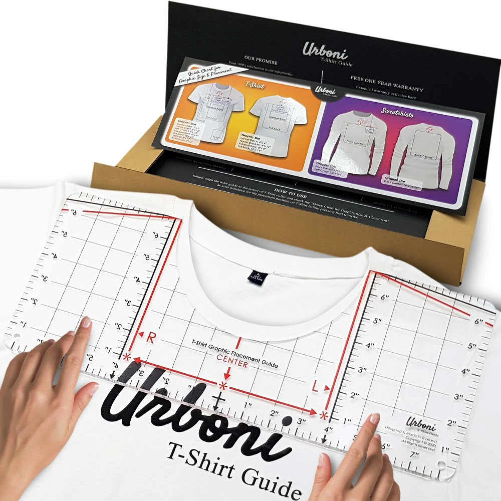 T-shirt Alignment Tools Transparent Clothing Cutting Templates
