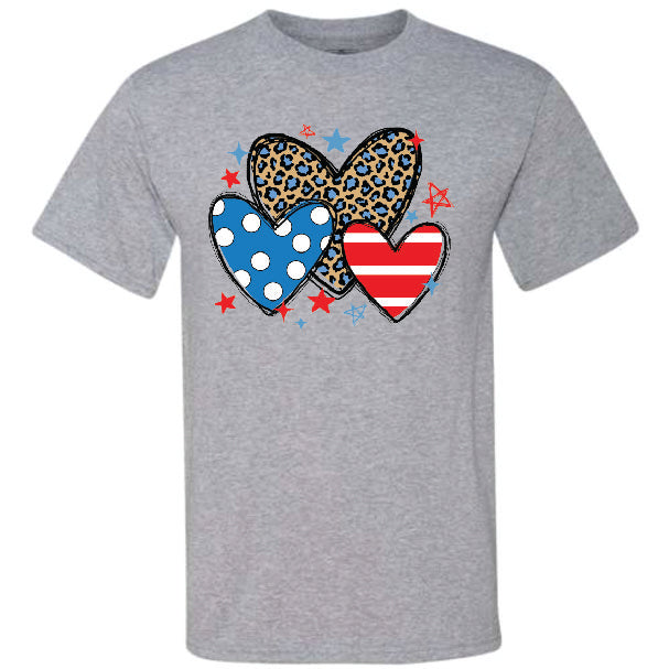 3 Hearts 4th Of July (CCS DTF Transfer Only)