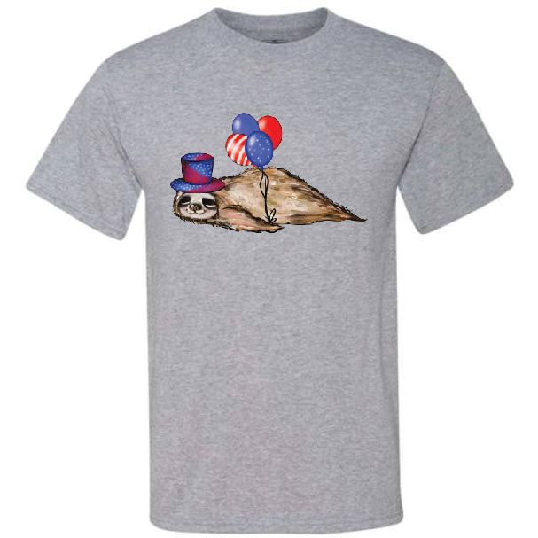 4th Of July Sloth (CCS DTF Transfer Only)