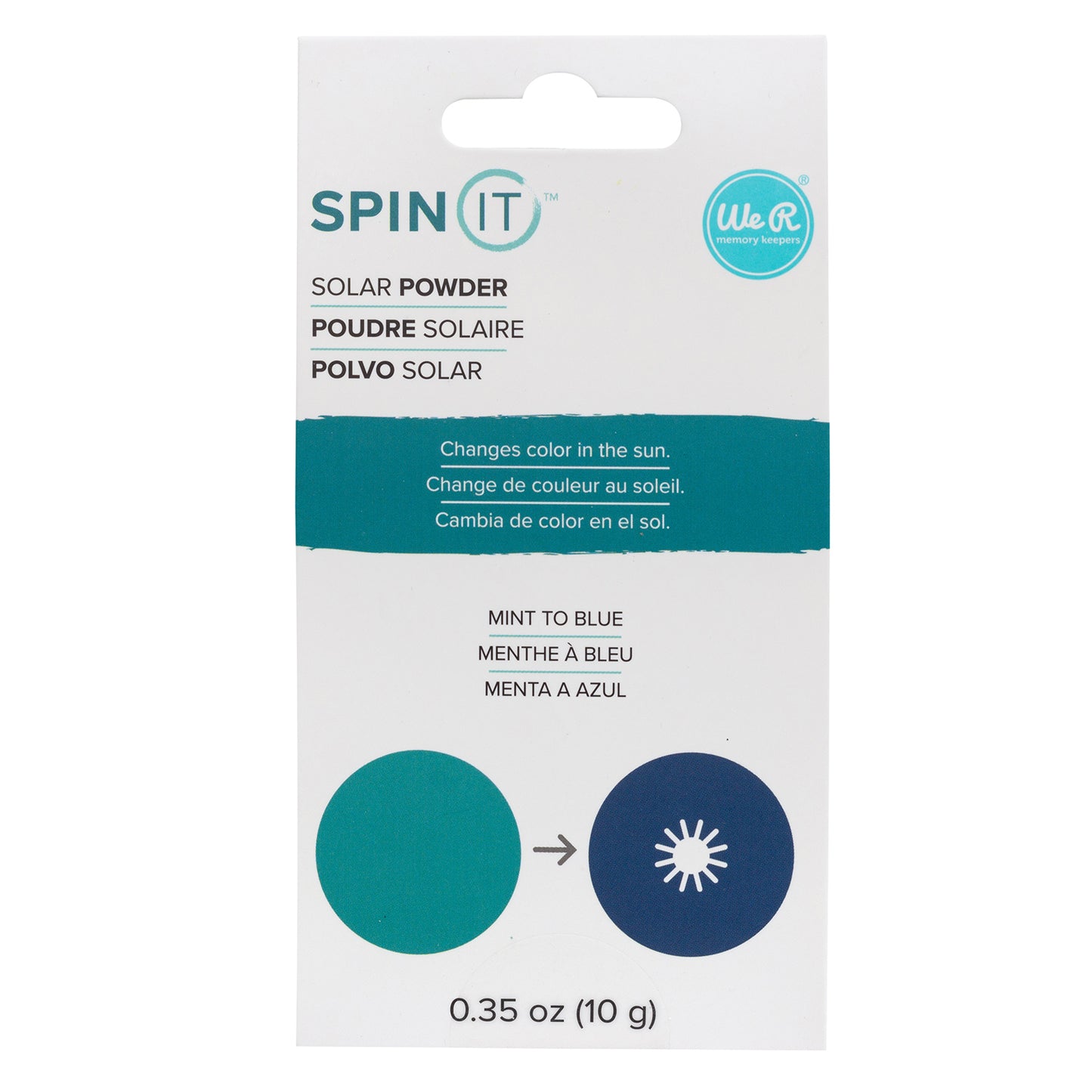Spin It Solar Powder Mint To Blue CLEARANCE A