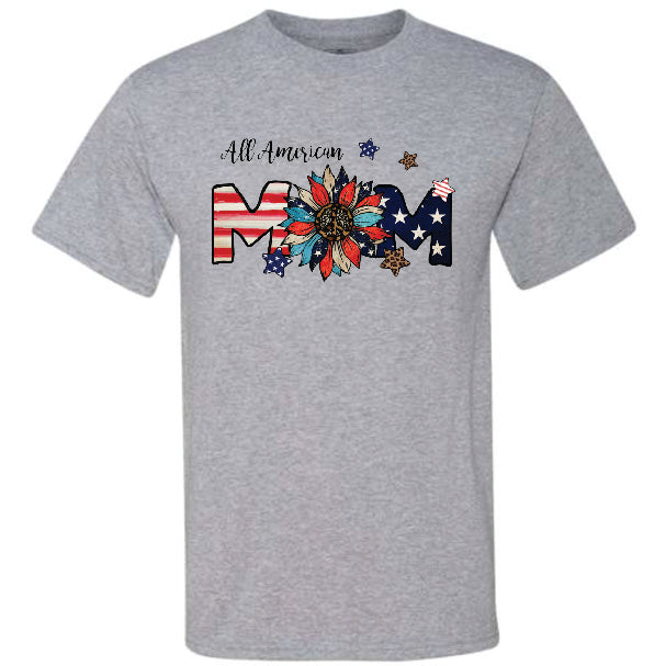 All American Mom Sunflower (CCS DTF Transfer Only)