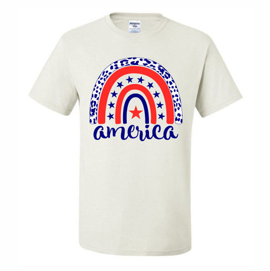 America Boho Rainbow (CCS DTF Transfer Only)