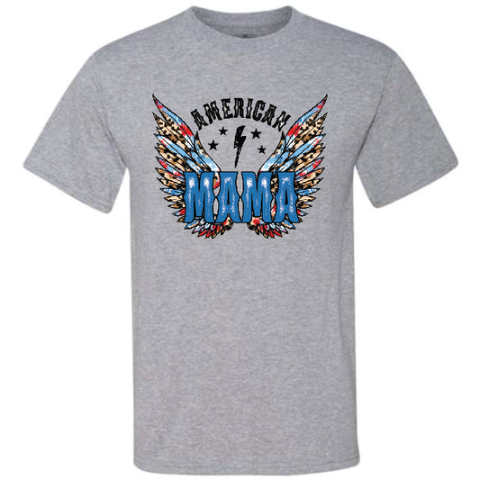 American Mama Wings (CCS DTF Transfer Only)
