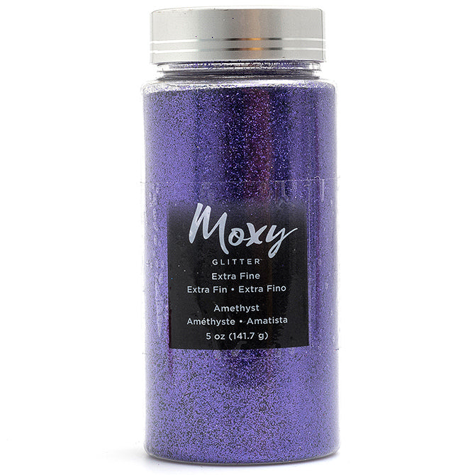 Moxy Extra Fine Glitter- Amethyst 5oz Bottle - CraftCutterSupply.com