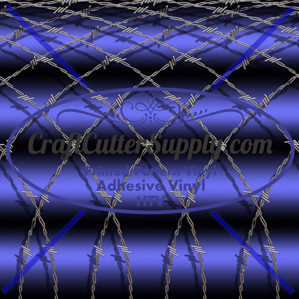 Arched Wire Blue 12x12 - CraftCutterSupply.com