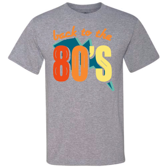 Back To The 80's Lightning Bolt (CCS DTF Transfer Only)
