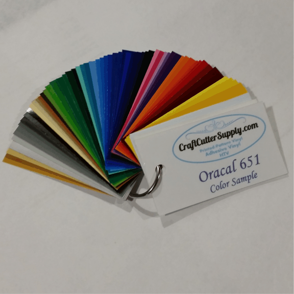 Oracal 651 Color Sample Ring