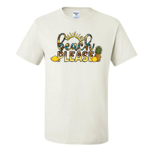 Beach Please Leopard (CCS DTF Transfer Only)