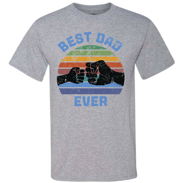 Best Dad Ever Fist Bump (CCS DTF Transfer Only)