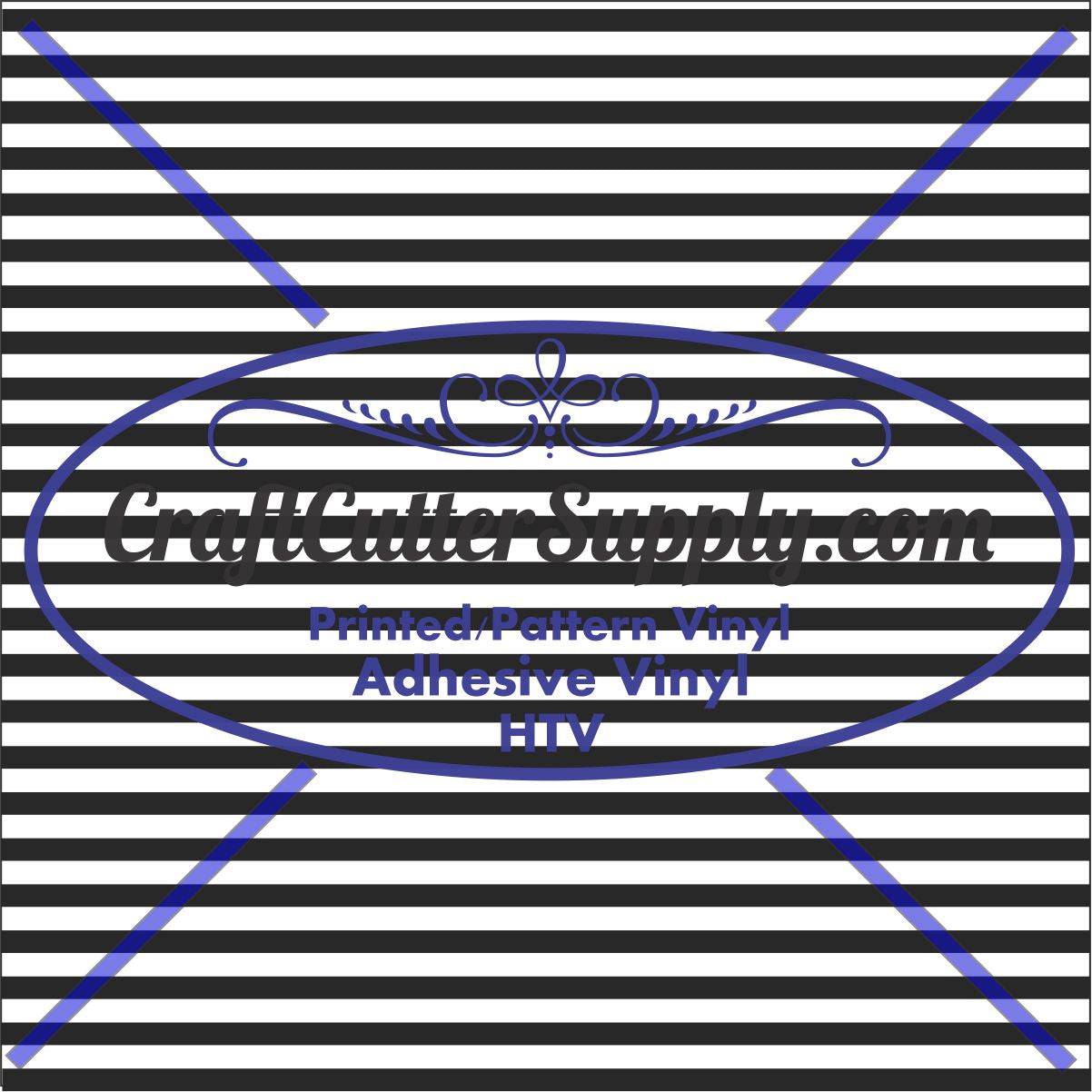 Black And White Stripes 12x12 - CraftCutterSupply.com