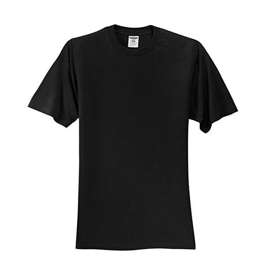 Youth Jerzees Brand 5.6oz 50/50 T-Shirt Color-Black - CraftCutterSupply.com