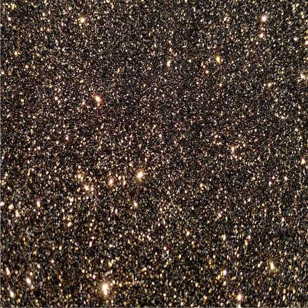 GlitterFlex® Ultra Black Gold Glitter HTV - CraftCutterSupply.com