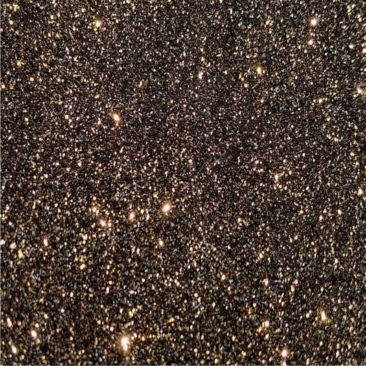 GlitterFlex® Ultra Black Gold Glitter HTV - CraftCutterSupply.com