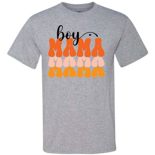 Boy Mama Stacked (CCS DTF Transfer Only)
